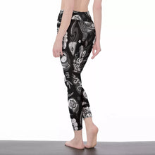 Load image into Gallery viewer, Witchcraft Leggings (Black & white)