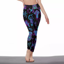 Load image into Gallery viewer, Space Alien Leggings (Galaxy Dust)