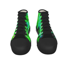 Load image into Gallery viewer, Tie-Dye "Zombie Smiley" Chuck-style Shoes