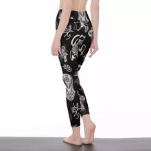 Load image into Gallery viewer, Space Alien Leggings (Black & White)