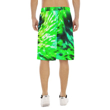 Load image into Gallery viewer, "Zombie Smiley" Tie-Dye Drawstring Shorts - Stoned Cult Apparel