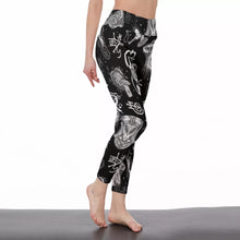 Load image into Gallery viewer, Space Alien Leggings (Black & White)