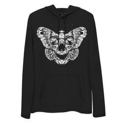 "Moth to Flame" Hooded Long Sleeve - Stoned Cult Apparel